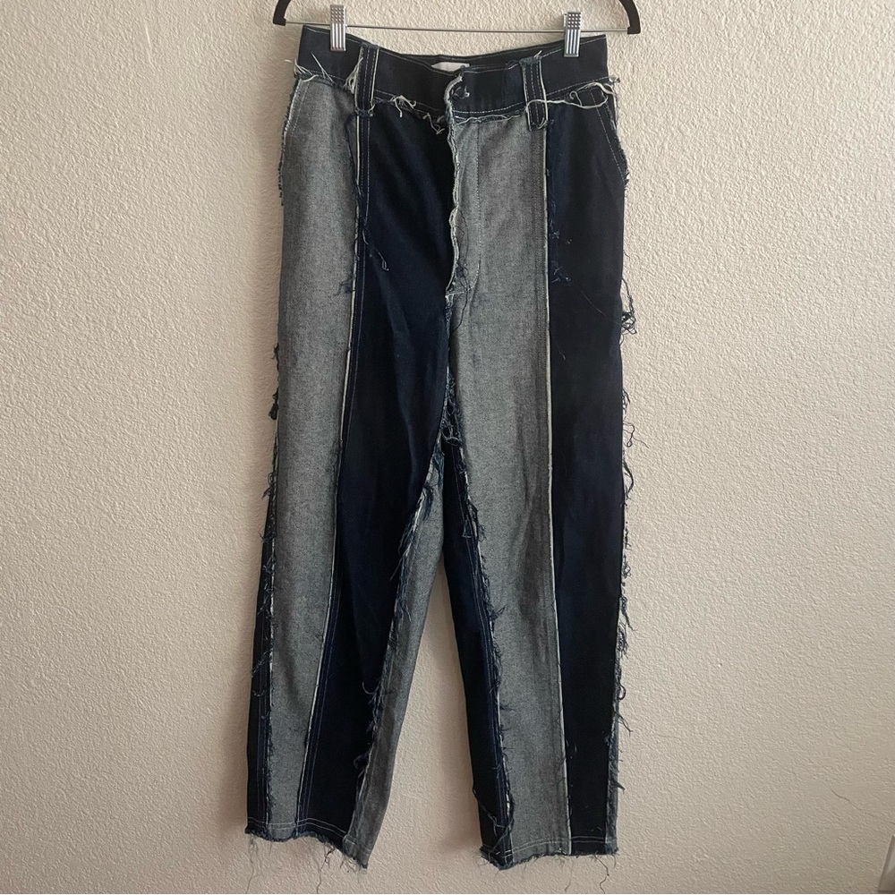 Hibu Studio Multicolor Patchwork Denim Jeans Size… - image 4